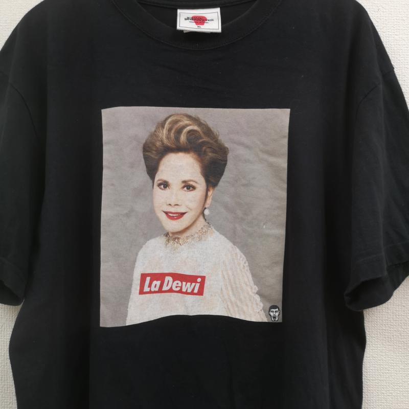 パンクドランカーズ PUNK DRUNKERS Tシャツ 半袖 デヴィ・スカルノ 夫人 フォト 半袖 Tシャツ S/S TEE XL 黒 / ブラック / black メンズ USED 古着 中古 50169218