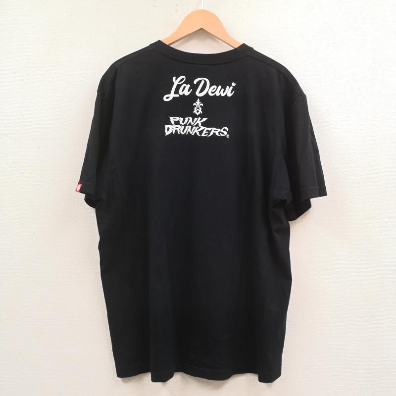 パンクドランカーズ PUNK DRUNKERS Tシャツ 半袖 デヴィ・スカルノ 夫人 フォト 半袖 Tシャツ S/S TEE XL 黒 / ブラック / black メンズ USED 古着 中古 50169218