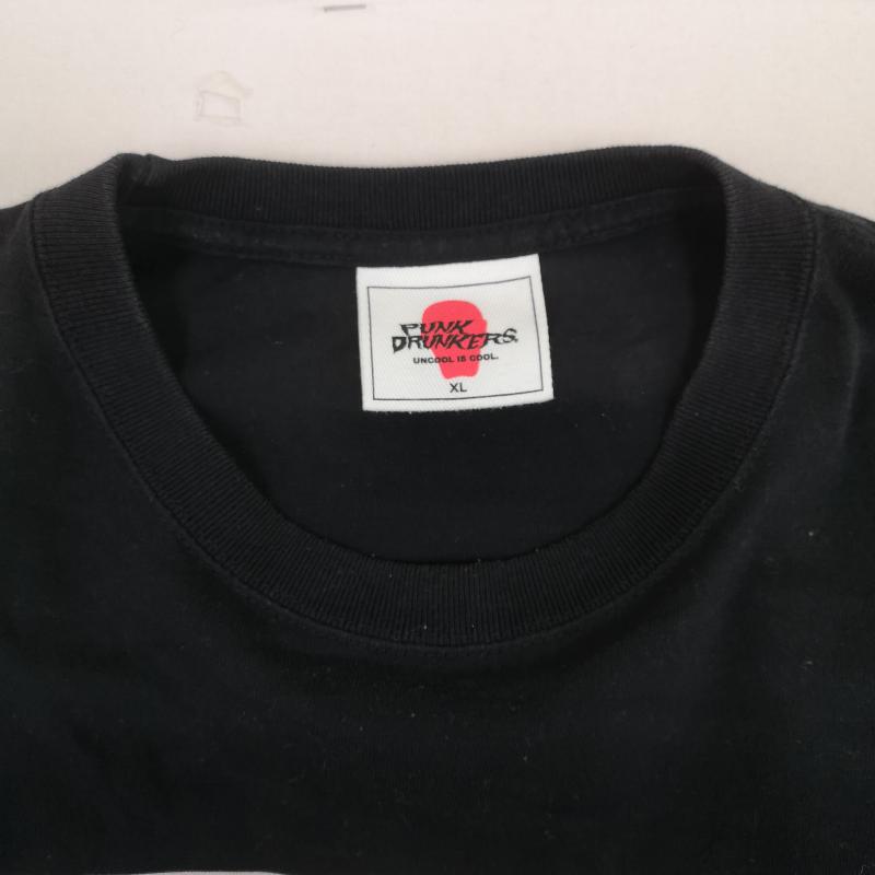 パンクドランカーズ PUNK DRUNKERS Tシャツ 半袖 デヴィ・スカルノ 夫人 フォト 半袖 Tシャツ S/S TEE XL 黒 / ブラック / black メンズ USED 古着 中古 50169218