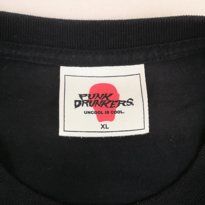 パンクドランカーズ PUNK DRUNKERS Tシャツ 半袖 デヴィ・スカルノ 夫人 フォト 半袖 Tシャツ S/S TEE XL 黒 / ブラック / black メンズ USED 古着 中古 50169218