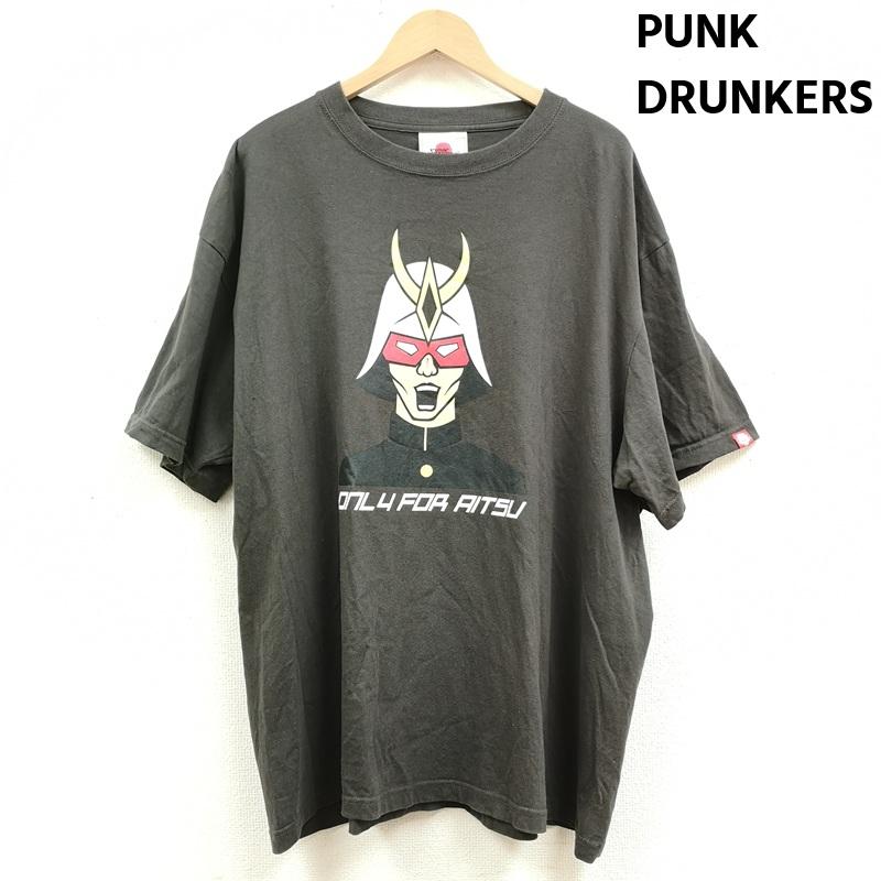 パンクドランカーズ PUNK DRUNKERS Tシャツ 半袖 23SS アイツ大佐 シャア 半袖 Tシャツ S/S TEE XXL チャコールグレー / チャコールグレー / メンズ USED 古着 中古 50169219