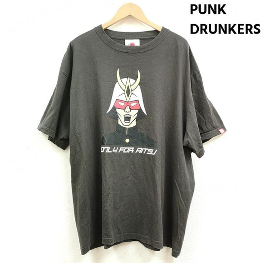 パンクドランカーズ PUNK DRUNKERS Tシャツ 半袖 23SS アイツ大佐 シャア 半袖 Tシャツ S/S TEE XXL チャコールグレー / チャコールグレー / メンズ USED 古着 中古 50169219