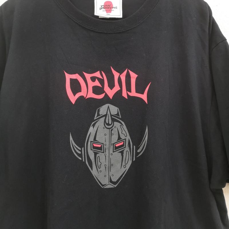 パンクドランカーズ PUNK DRUNKERS Tシャツ 半袖 キン肉マン 悪魔将軍 地獄の断頭台 アニメ 漫画 半袖 Tシャツ S/S TEE XXL 黒 / ブラック / black メンズ USED 古着 中古 50169220