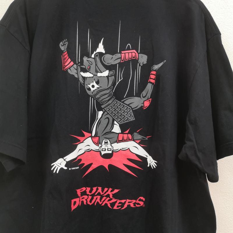 パンクドランカーズ PUNK DRUNKERS Tシャツ 半袖 キン肉マン 悪魔将軍 地獄の断頭台 アニメ 漫画 半袖 Tシャツ S/S TEE XXL 黒 / ブラック / black メンズ USED 古着 中古 50169220