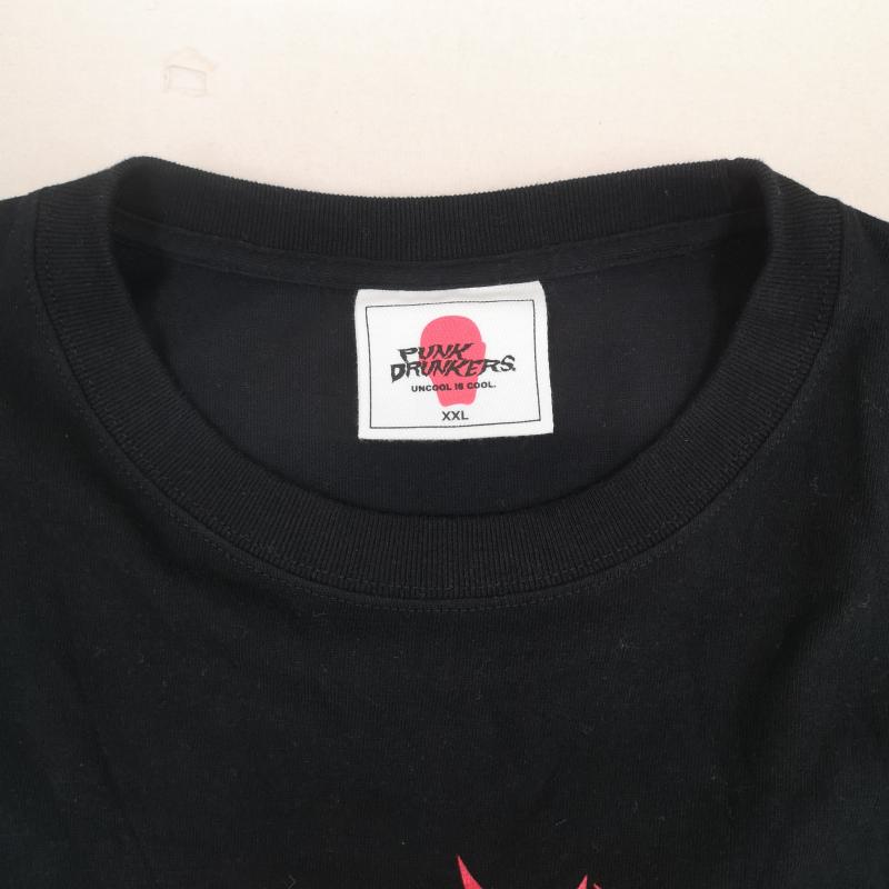 パンクドランカーズ PUNK DRUNKERS Tシャツ 半袖 キン肉マン 悪魔将軍 地獄の断頭台 アニメ 漫画 半袖 Tシャツ S/S TEE XXL 黒 / ブラック / black メンズ USED 古着 中古 50169220