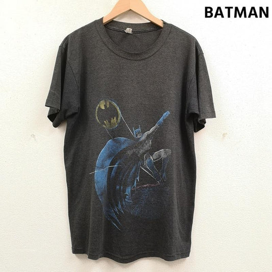 古着 USED Tシャツ 半袖 80s BATMAN バットマン DCコミックス バットシグナル プリント 半袖 Tシャツ S/S TEE XL チャコールグレー / チャコールグレー / メンズ USED 古着 中古 50169226
