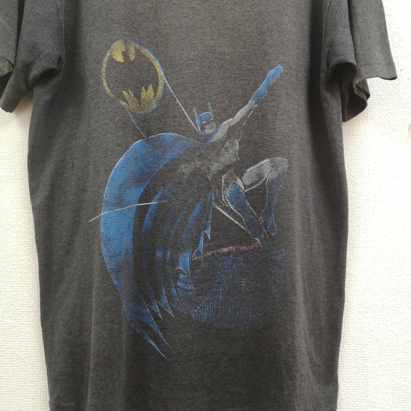 古着 USED Tシャツ 半袖 80s BATMAN バットマン DCコミックス バットシグナル プリント 半袖 Tシャツ S/S TEE XL チャコールグレー / チャコールグレー / メンズ USED 古着 中古 50169226