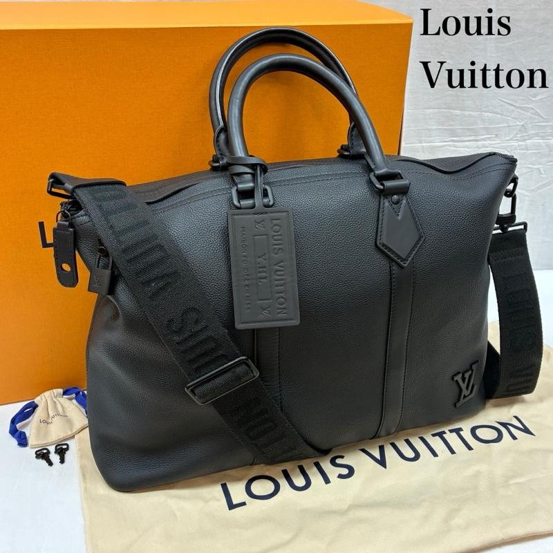 ルイヴィトン LOUIS VUITTON ブリーフケース、書類かばん ブリーフケース、書類かばん LV アエログラム ロックイット 2WAY レザー トート ショルダー ビジネス バッグ M59158 RFID対応 - メンズ USED 古着 中古 50169228