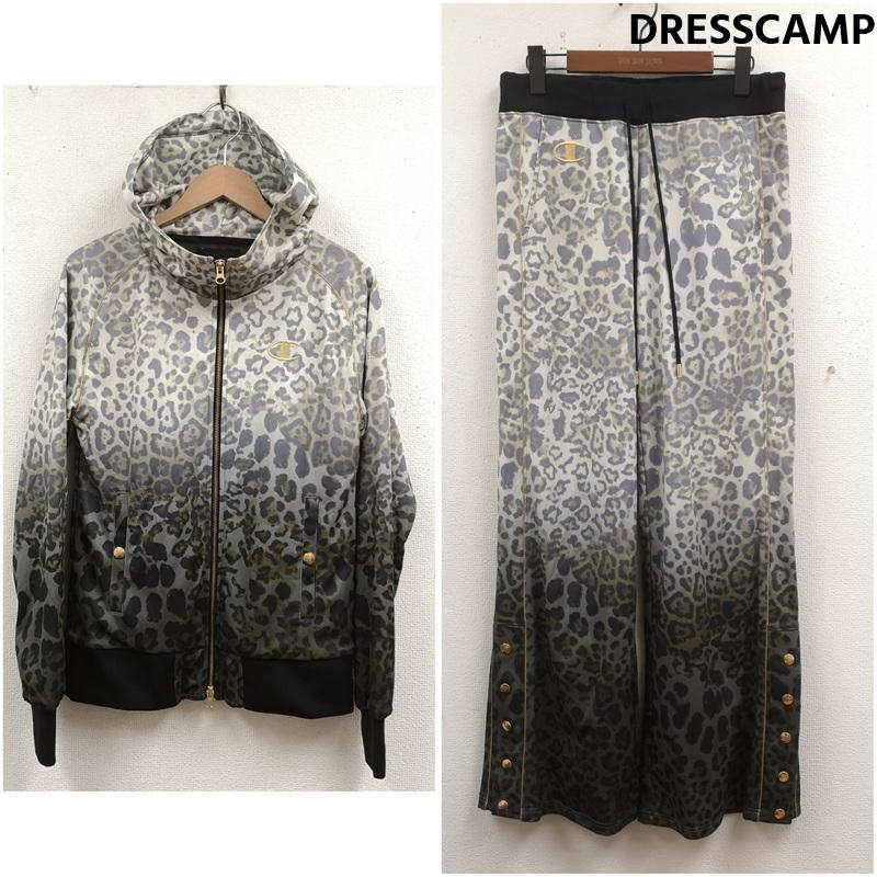 ドレスキャンプ DRESSCAMP ジャケット、上着 ジャンパー、ブルゾン Champion レオパード ヒョウ柄 ジャージ セットアップ トラックジャケット トラックパンツ S マルチカラー / マルチカラー / multicolor メンズ USED 古着 中古 50169232