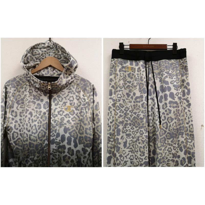 ドレスキャンプ DRESSCAMP ジャケット、上着 ジャンパー、ブルゾン Champion レオパード ヒョウ柄 ジャージ セットアップ トラックジャケット トラックパンツ S マルチカラー / マルチカラー / multicolor メンズ USED 古着 中古 50169232
