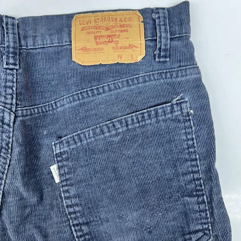 リーバイス Levi s ボトムス ボトムス 80s USA製 517 フレア コーデュロイパンツ ヴィンテージ 32インチ 紺 / ネイビー / navy メンズ USED 古着 中古 50169241