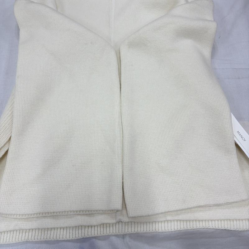 クラネ CLANE ニット、セーター 長袖 TOW FACE HOOD KNIT ニット パーカー 無地 セーター フード FREE 無地 白 / ホワイト / white レディース USED 古着 中古 50169244