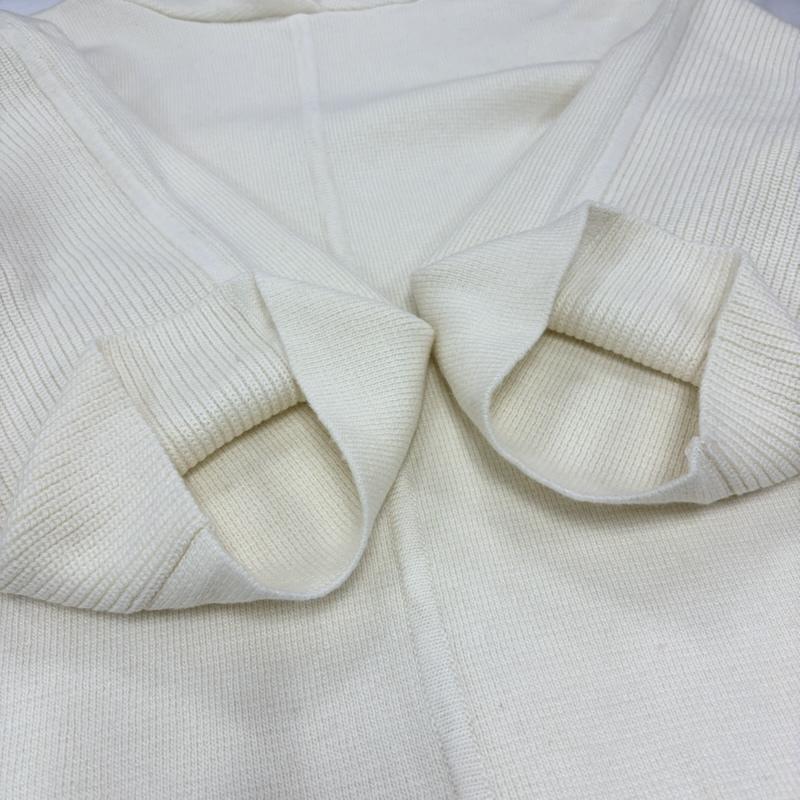 クラネ CLANE ニット、セーター 長袖 TOW FACE HOOD KNIT ニット パーカー 無地 セーター フード FREE 無地 白 / ホワイト / white レディース USED 古着 中古 50169244