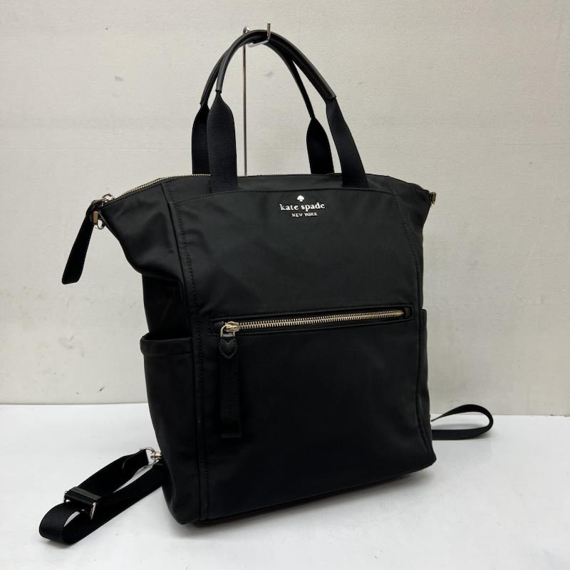 ケイトスペード Kate Spade リュックサック、デイパック リュックサック、デイバッグ ナイロン コンバーチブル バックパック - 黒 / ブラック / black レディース USED 古着 中古 50169247