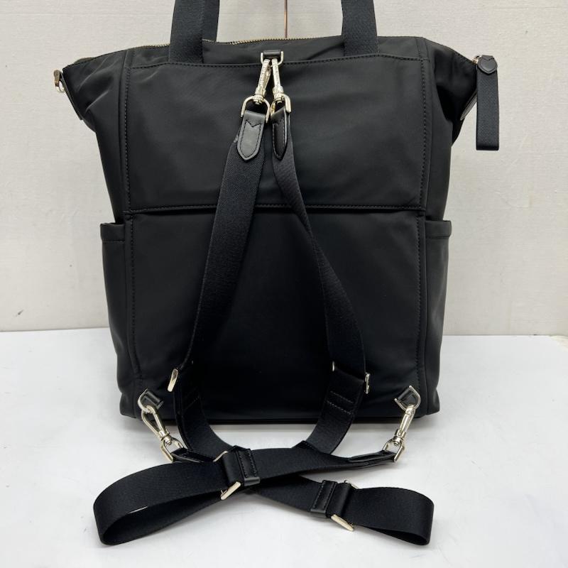 ケイトスペード Kate Spade リュックサック、デイパック リュックサック、デイバッグ ナイロン コンバーチブル バックパック - 黒 / ブラック / black レディース USED 古着 中古 50169247
