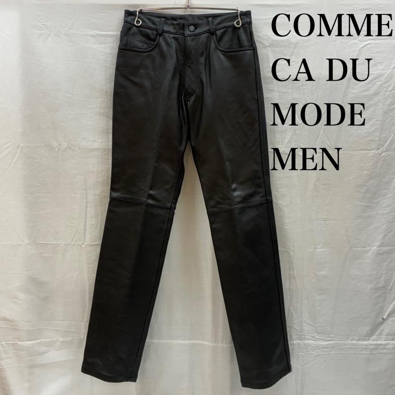 コムサデモードメン COMME CA DUMODE MEN ボトムス ボトムス 00s OLD ARCHIVE 牛革 レザー パンツ 07-09LG13 オールド アーカイブ 2 メンズ USED 古着 中古 50169249
