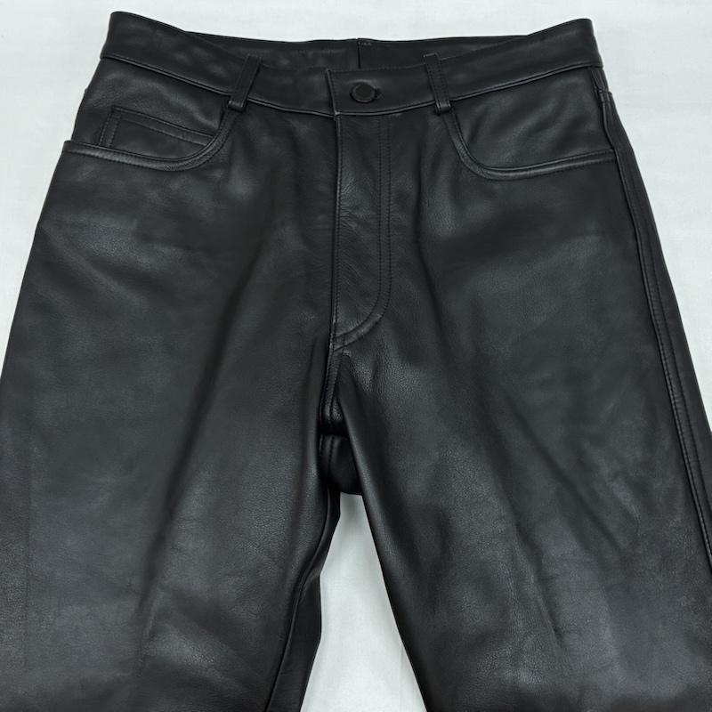 コムサデモードメン COMME CA DUMODE MEN ボトムス ボトムス 00s OLD ARCHIVE 牛革 レザー パンツ 07-09LG13 オールド アーカイブ 2 メンズ USED 古着 中古 50169249