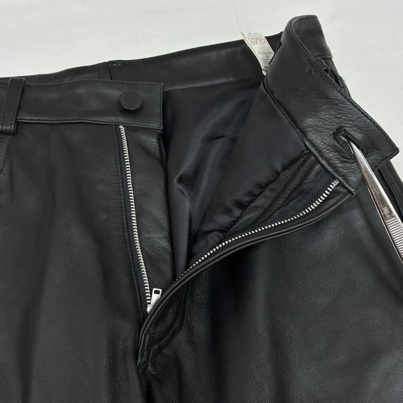 コムサデモードメン COMME CA DUMODE MEN ボトムス ボトムス 00s OLD ARCHIVE 牛革 レザー パンツ 07-09LG13 オールド アーカイブ 2 メンズ USED 古着 中古 50169249