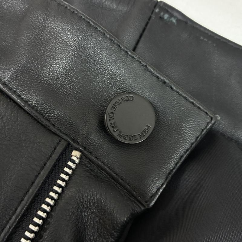 コムサデモードメン COMME CA DUMODE MEN ボトムス ボトムス 00s OLD ARCHIVE 牛革 レザー パンツ 07-09LG13 オールド アーカイブ 2 メンズ USED 古着 中古 50169249
