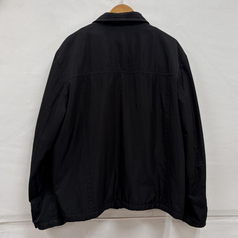 ゲス Guess ジャケット、上着 ジャンパー、ブルゾン ジップアップ ブルゾン USA フリースライナー L 無地 黒 / ブラック / black メンズ USED 古着 中古 50169253