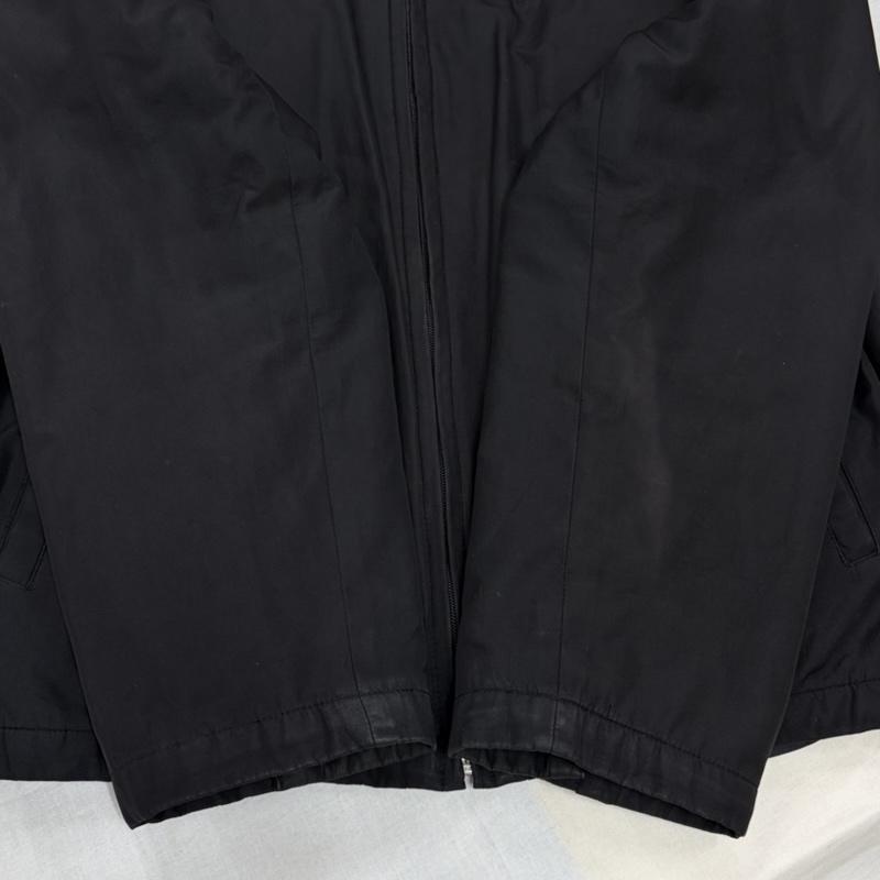 ゲス Guess ジャケット、上着 ジャンパー、ブルゾン ジップアップ ブルゾン USA フリースライナー L 無地 黒 / ブラック / black メンズ USED 古着 中古 50169253
