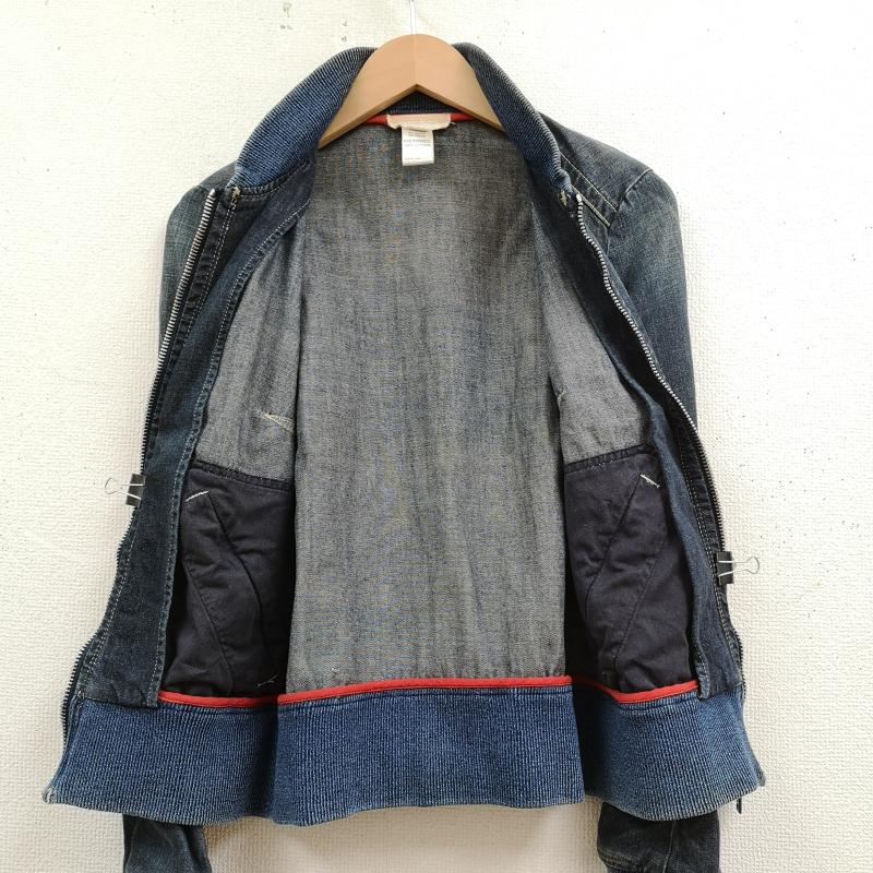 ディーゼル DIESEL ジャケット、上着 ジャンパー、ブルゾン モロッコ製 ボンバースタイル MA-1 デニム ジャケット S インディゴ / インディゴ / Indigo レディース USED 古着 中古 50169259