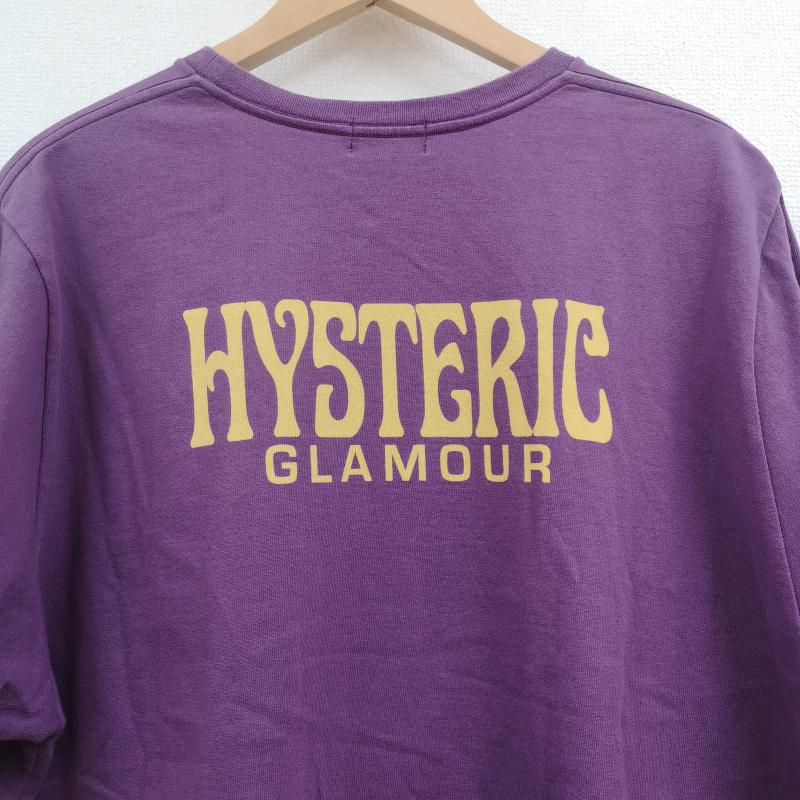 ヒステリックグラマー HYSTERIC GLAMOUR Tシャツ 半袖 日本製 DEAD BEAR ファック ベア 熊 半袖 Tシャツ S/S TEE 02192CT11 XL 紫 / パープル / purple メンズ USED 古着 中古 50169261