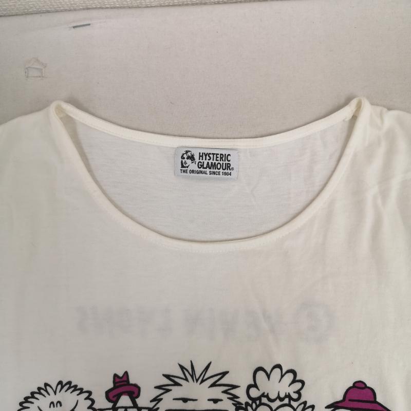 ヒステリックグラマー HYSTERIC GLAMOUR Tシャツ 半袖 日本製 ケヴィン・ライオンズ Kevin Lyons HYS MONSTER PARTY 半袖 Tシャツ S/S TEE 01183CT13 FREE 白 / ホワイト / white レディース USED 古着 中古 50169263