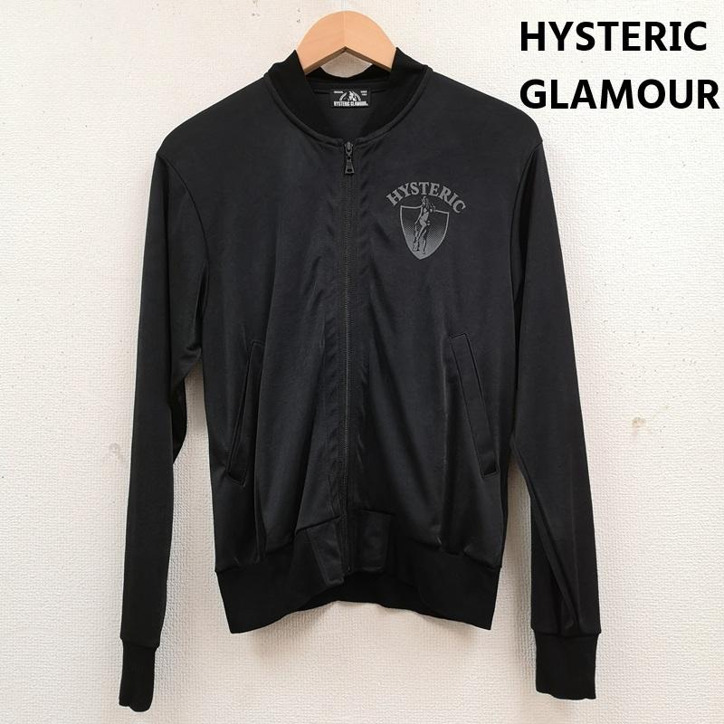 ヒステリックグラマー HYSTERIC GLAMOUR ジャケット、上着 ジャンパー、ブルゾン 日本製 バックロゴ ガールプリント ジップアップ ブルゾン ジャケット 0161CJ02 FREE 黒 / ブラック / black レディース USED 古着 中古 50169264