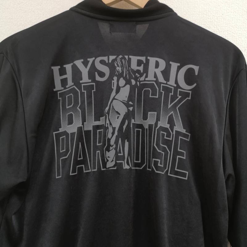 ヒステリックグラマー HYSTERIC GLAMOUR ジャケット、上着 ジャンパー、ブルゾン 日本製 バックロゴ ガールプリント ジップアップ ブルゾン ジャケット 0161CJ02 FREE 黒 / ブラック / black レディース USED 古着 中古 50169264