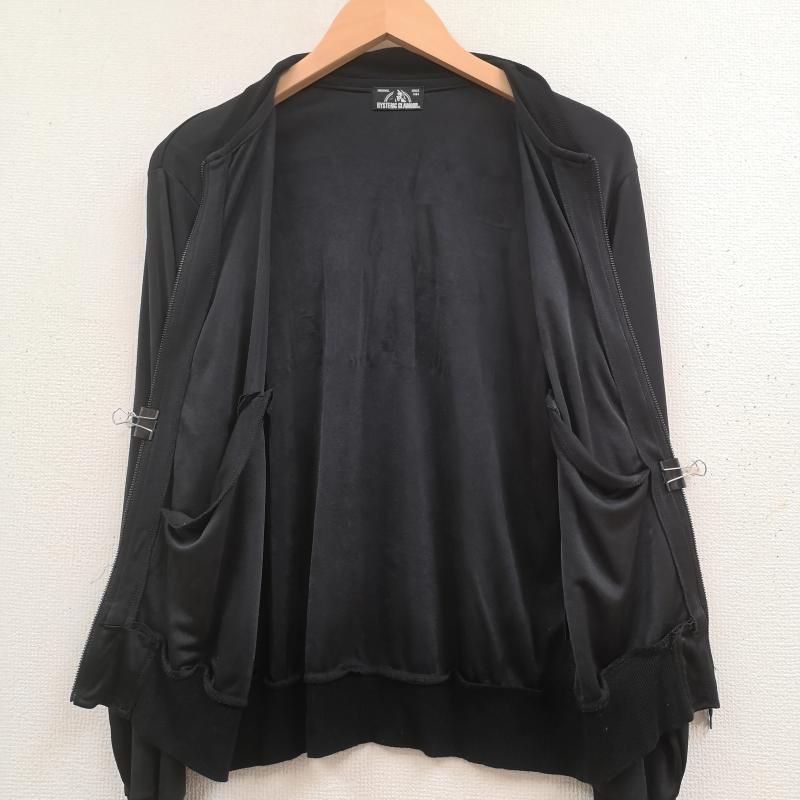 ヒステリックグラマー HYSTERIC GLAMOUR ジャケット、上着 ジャンパー、ブルゾン 日本製 バックロゴ ガールプリント ジップアップ ブルゾン ジャケット 0161CJ02 FREE 黒 / ブラック / black レディース USED 古着 中古 50169264