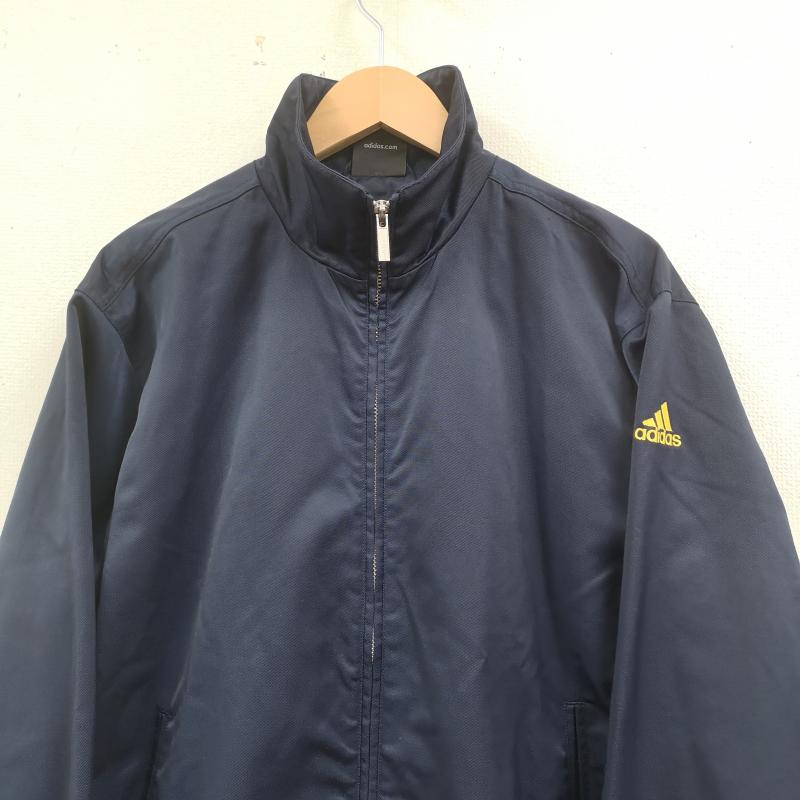アディダス adidas ジャケット、上着 ジャンパー、ブルゾン 90s バイカラー パフォーマンス ロゴ トラック ジャケット M 紺 / ネイビー / navy メンズ USED 古着 中古 50169265