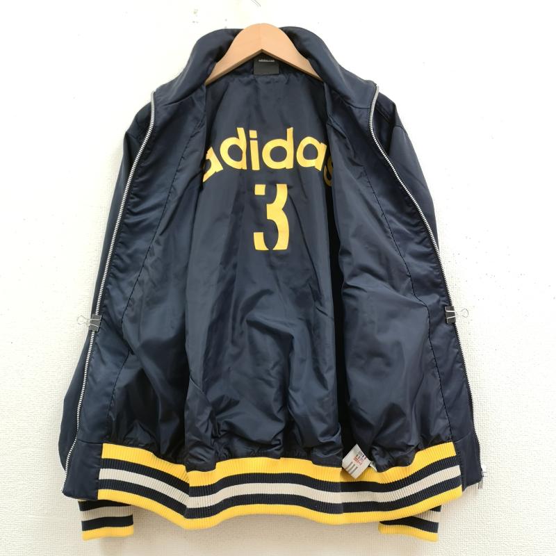 アディダス adidas ジャケット、上着 ジャンパー、ブルゾン 90s バイカラー パフォーマンス ロゴ トラック ジャケット M 紺 / ネイビー / navy メンズ USED 古着 中古 50169265