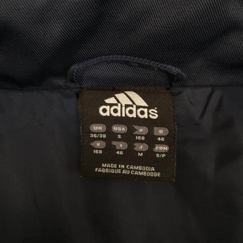 アディダス adidas ジャケット、上着 ジャンパー、ブルゾン 90s バイカラー パフォーマンス ロゴ トラック ジャケット M 紺 / ネイビー / navy メンズ USED 古着 中古 50169265