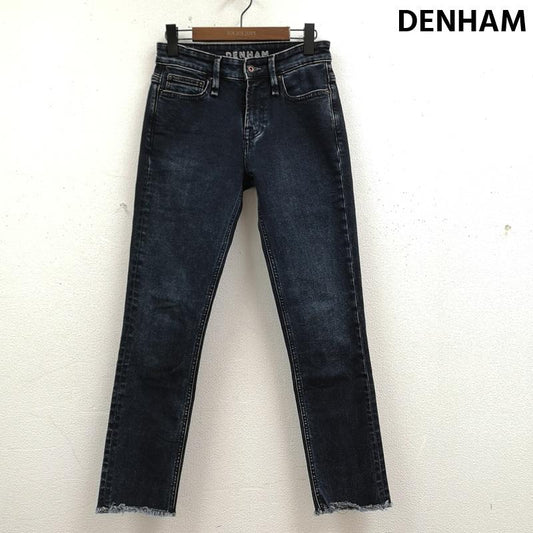 デンハム DENHAM パンツ デニム、ジーンズ RAZOR GIRL カットオフ フリンジ加工 スリム テーパード デニム パンツ - インディゴ / インディゴ / Indigo レディース USED 古着 中古 50169266