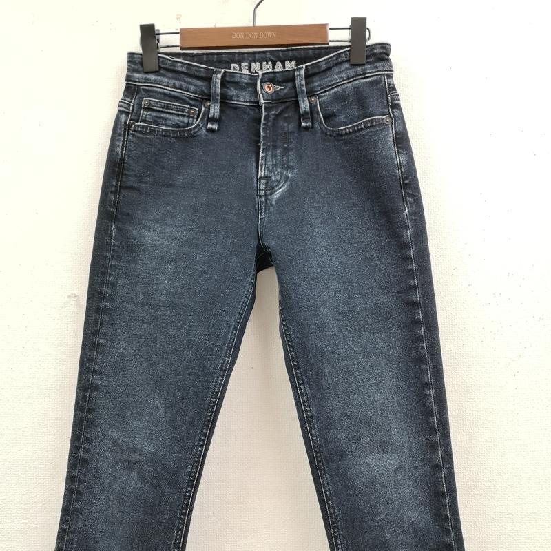 デンハム DENHAM パンツ デニム、ジーンズ RAZOR GIRL カットオフ フリンジ加工 スリム テーパード デニム パンツ - インディゴ / インディゴ / Indigo レディース USED 古着 中古 50169266