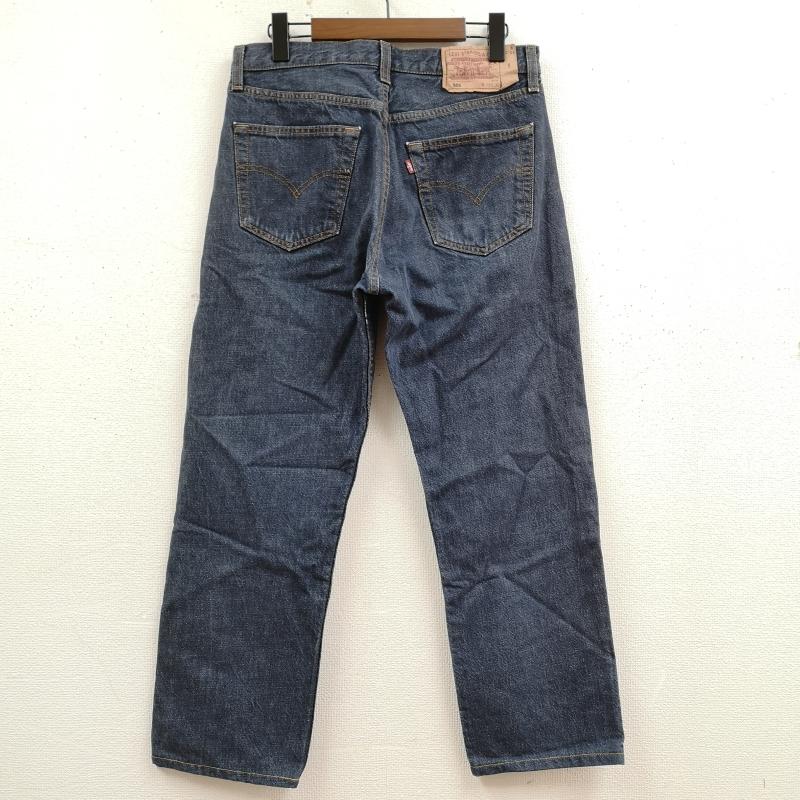 リーバイストラウスアンドコー Levi Strauss & co. パンツ デニム、ジーンズ ボタンフライ スモールe レギュラー ストレート デニム パンツ 501 33インチ インディゴ / インディゴ / Indigo メンズ USED 古着 中古 50169268