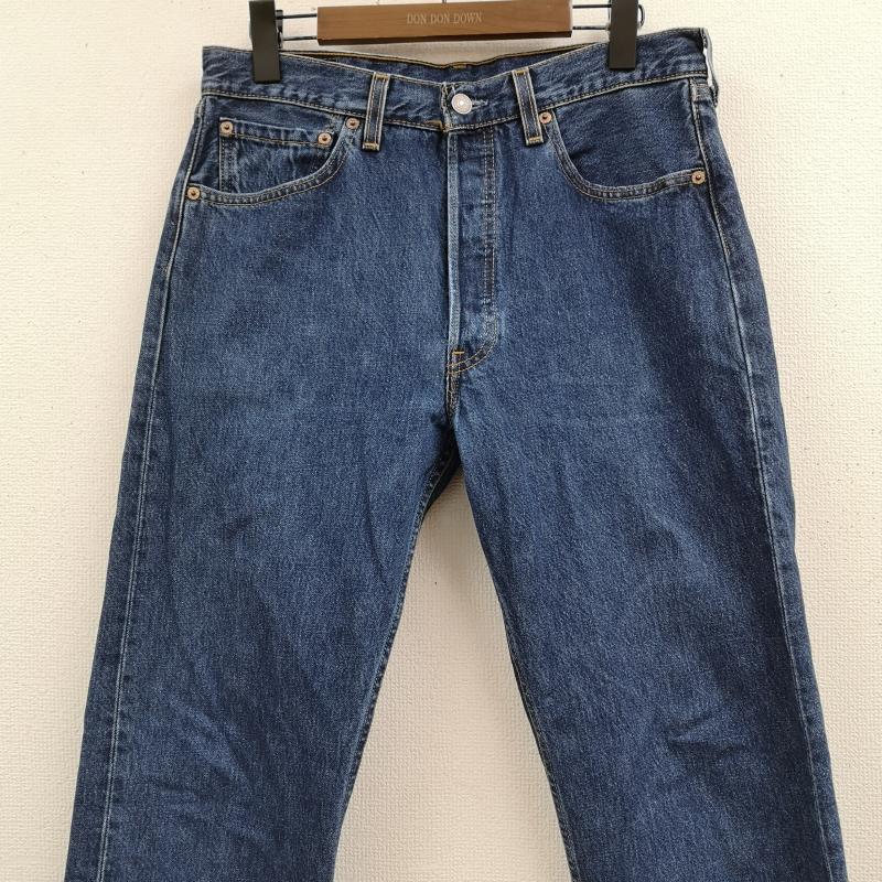リーバイストラウスアンドコー Levi Strauss & co. パンツ デニム、ジーンズ ボタンフライ スモールe レギュラー ストレート デニム パンツ 501 32インチ インディゴ / インディゴ / Indigo メンズ USED 古着 中古 50169269