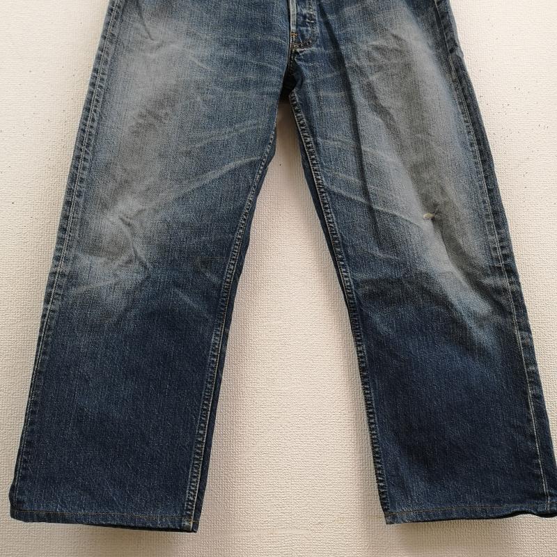 リーバイストラウスアンドコー Levi Strauss & co. パンツ デニム、ジーンズ ボタンフライ スモールe レギュラー ストレート デニム パンツ 501 34インチ インディゴ / インディゴ / Indigo メンズ USED 古着 中古 50169270