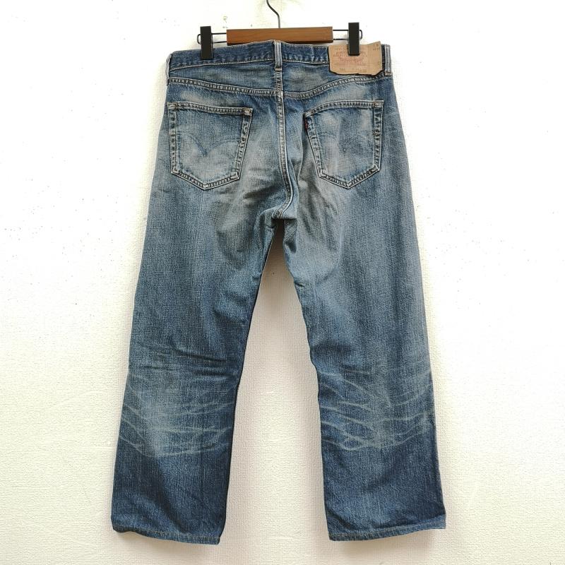 リーバイストラウスアンドコー Levi Strauss & co. パンツ デニム、ジーンズ ボタンフライ スモールe レギュラー ストレート デニム パンツ 501 34インチ インディゴ / インディゴ / Indigo メンズ USED 古着 中古 50169270