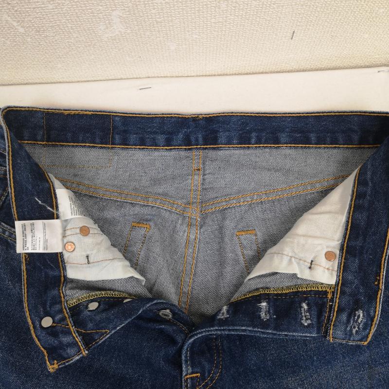 リーバイストラウスアンドコー Levi Strauss & co. パンツ デニム、ジーンズ 赤タブ レギュラー ストレート デニム パンツ ジーンズ 501 32インチ インディゴ / インディゴ / Indigo メンズ USED 古着 中古 50169274
