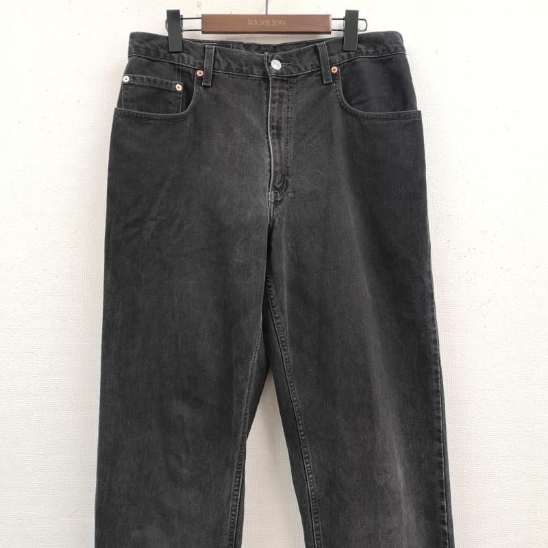 リーバイストラウスアンドコー Levi Strauss & co. パンツ デニム、ジーンズ ジップフライ ルーズ フィット テーパード デニム パンツ 560 33インチ 黒 / ブラック / black X インディゴ / インディゴ / Indigo メンズ USED 古着 中古 50169276