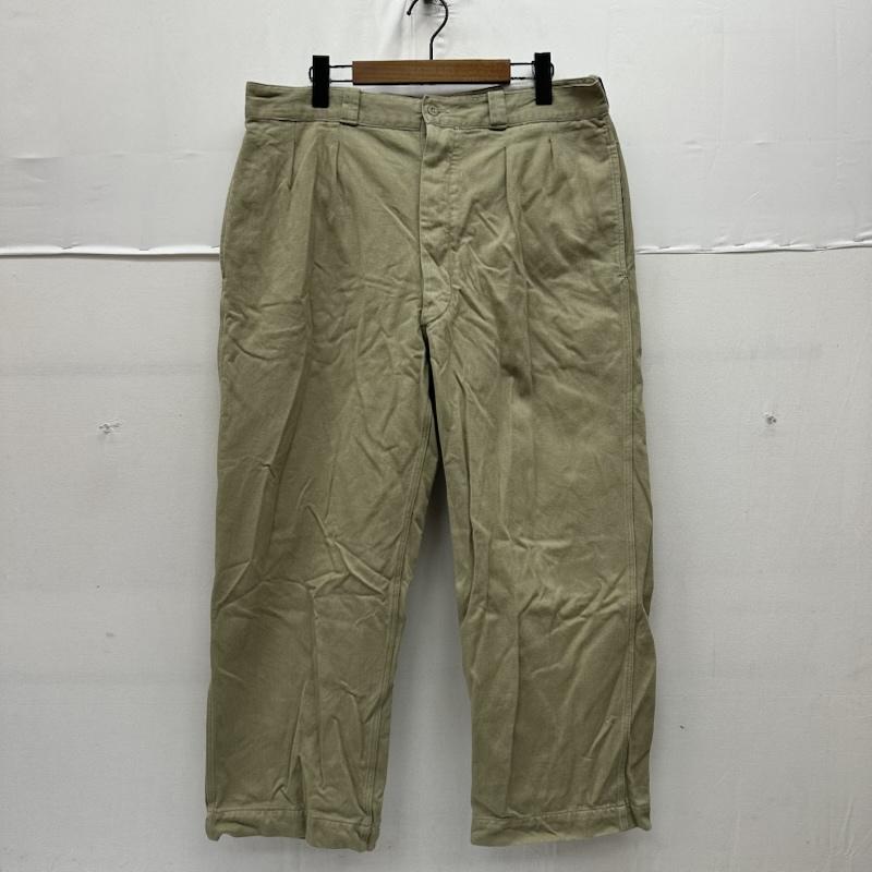 古着 USED パンツ ワークパンツ、ペインターパンツ 50s 60s FRENCH ARMY M52 VIALATTE COURPIERE チノ パンツ - カーキ / カーキ / khaki メンズ USED 古着 中古 50169277