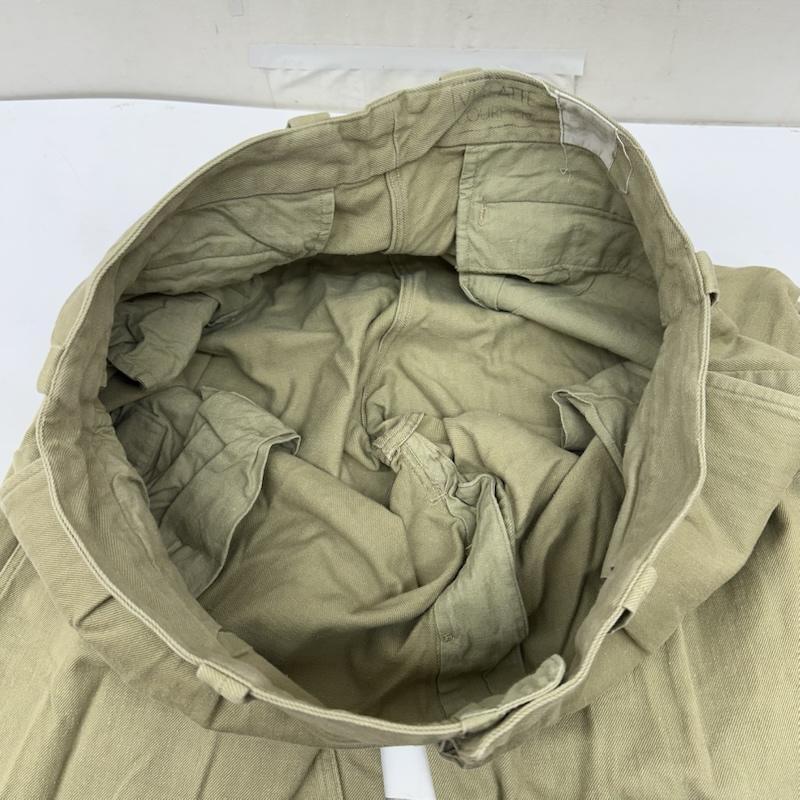 古着 USED パンツ ワークパンツ、ペインターパンツ 50s 60s FRENCH ARMY M52 VIALATTE COURPIERE チノ パンツ - カーキ / カーキ / khaki メンズ USED 古着 中古 50169277