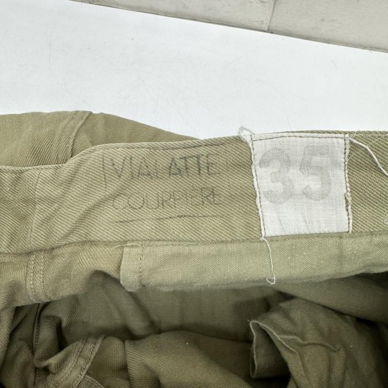古着 USED パンツ ワークパンツ、ペインターパンツ 50s 60s FRENCH ARMY M52 VIALATTE COURPIERE チノ パンツ - カーキ / カーキ / khaki メンズ USED 古着 中古 50169277