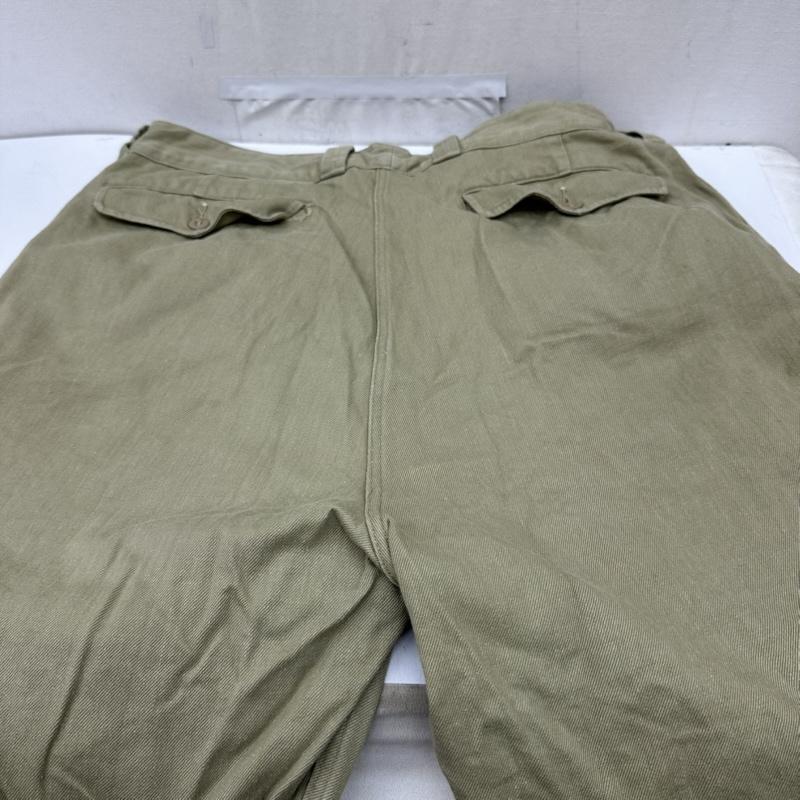 古着 USED パンツ ワークパンツ、ペインターパンツ 50s 60s FRENCH ARMY M52 VIALATTE COURPIERE チノ パンツ - カーキ / カーキ / khaki メンズ USED 古着 中古 50169277