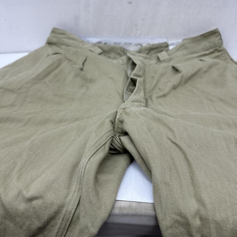 古着 USED パンツ ワークパンツ、ペインターパンツ 50s 60s FRENCH ARMY M52 VIALATTE COURPIERE チノ パンツ - カーキ / カーキ / khaki メンズ USED 古着 中古 50169277