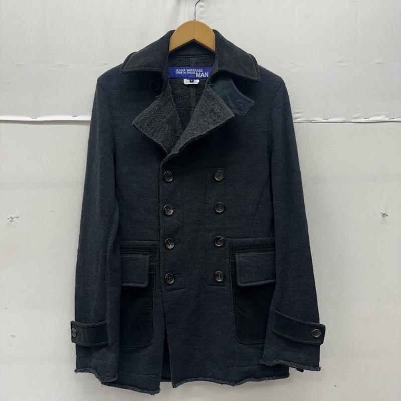 ジュンヤワタナベコムデギャルソンマン JUNYA WATANABE COMME des GARCONS MAN コート コート一般 11AW コンビネーション デザイン ウール Pコート WH-C013 S 黒 / ブラック / black メンズ USED 古着 中古 50169280