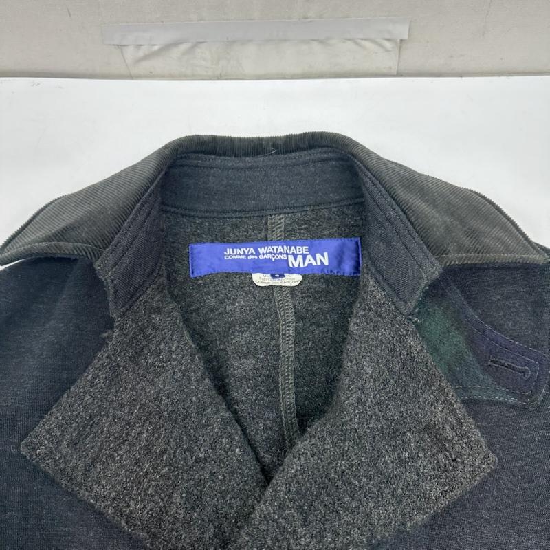 ジュンヤワタナベコムデギャルソンマン JUNYA WATANABE COMME des GARCONS MAN コート コート一般 11AW コンビネーション デザイン ウール Pコート WH-C013 S 黒 / ブラック / black メンズ USED 古着 中古 50169280