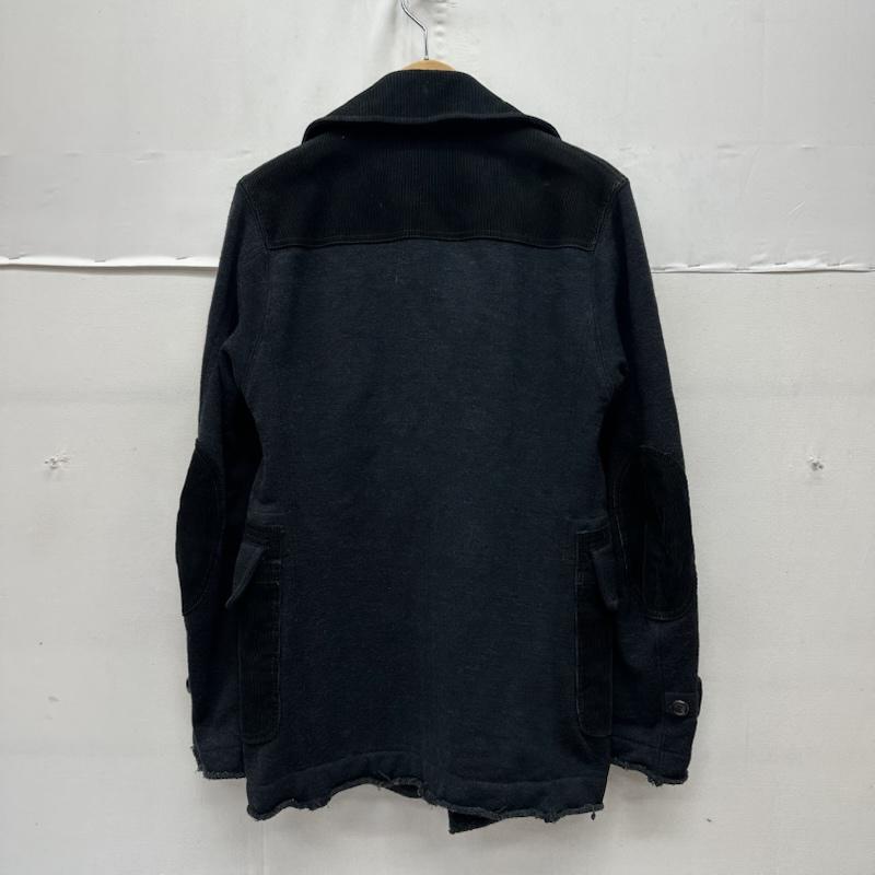 ジュンヤワタナベコムデギャルソンマン JUNYA WATANABE COMME des GARCONS MAN コート コート一般 11AW コンビネーション デザイン ウール Pコート WH-C013 S 黒 / ブラック / black メンズ USED 古着 中古 50169280